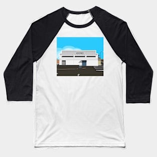 Iconic Building (Rear) Stuart Place Historic Architecture Baseball T-Shirt